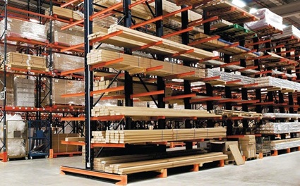 Cantilever Rack storage system for El Paso warehouses